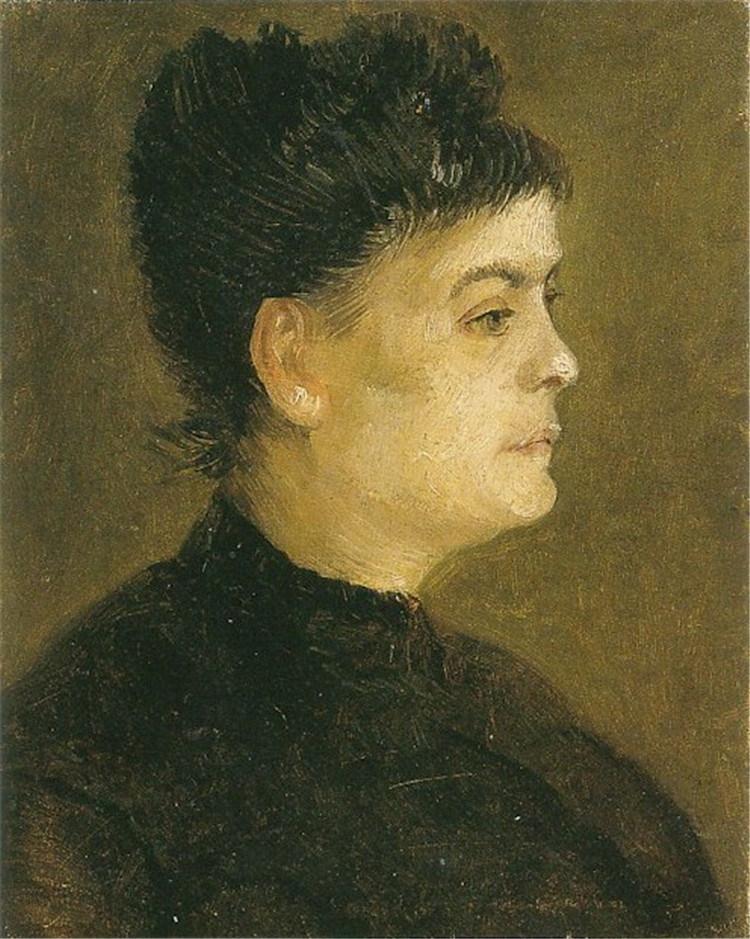 Portrait Of A Woman, Facing Right Van Gogh Oil Painting